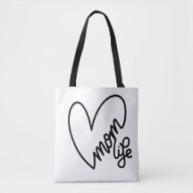 SAC FOURRE-TOUT MOM LIFE CANVAS