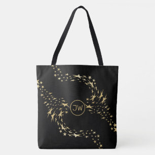 Sac fourre-tout Monogramme Gold Stars tendance
