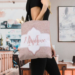 Sac fourre-tout Monogramme Parties scintillant ros