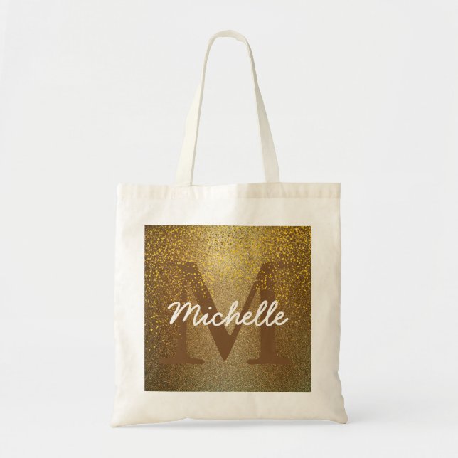 Sac fourre-tout Monogramme personnalisé, Parties s (Devant)