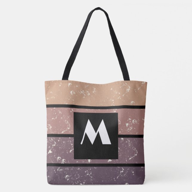 Sac fourre-tout Monogramme - Striqué et personnali (Dos)