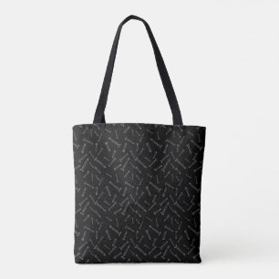 Sac fourre-tout Motif à vis noir à haute technolog