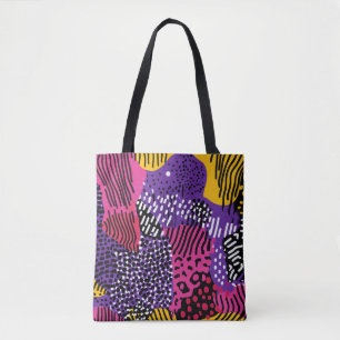 Sac fourre-tout Motif Abstrait en gras Moderne e