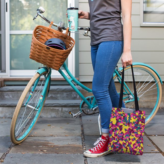 Sac fourre-tout MOTIF CAMO JAUNE (Créateur téléchargé)