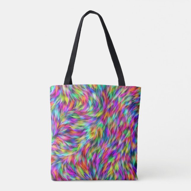 Sac fourre-tout Motif de fourrure Leopard (Dos)