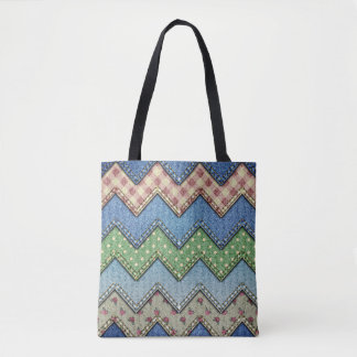 Sac fourre-tout  motif de jeans de Denim