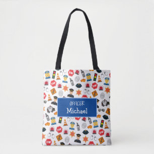 Sac fourre-tout Motif de l'officier de police de L