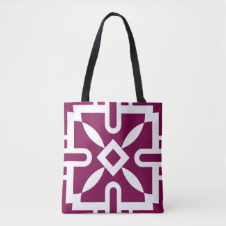 Sac fourre-tout Motif géométrique moderne - Plum &