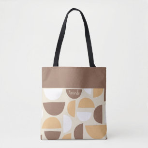 Sac fourre-tout motif géométrique rétro