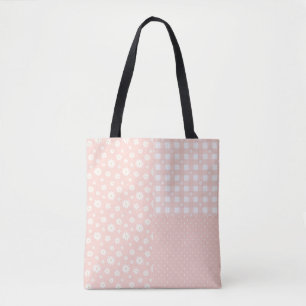 Sac fourre-tout Motif Patchwork Pink & Lavender Sp