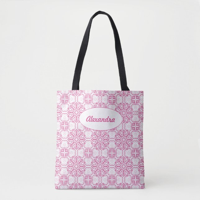 Sac fourre-tout motif tendance (Devant)