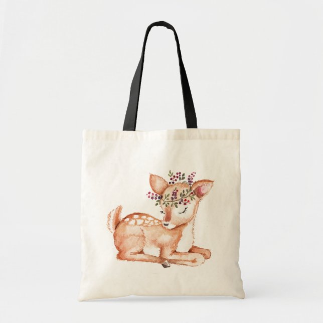 sac fourre-tout naturel de cerfs de petite taille (Devant)