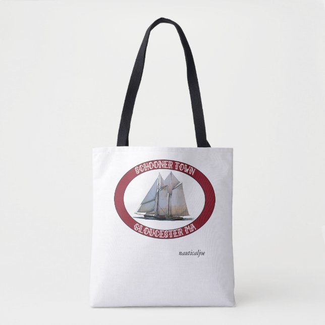 sac fourre-tout nautique à schooner (Devant)