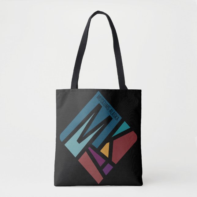 Sac fourre-tout noir de l'Alaska de musées (Devant)