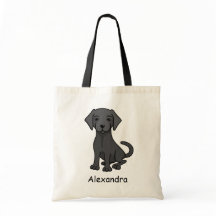 Sac fourre-tout nommé fait sur commande à chien