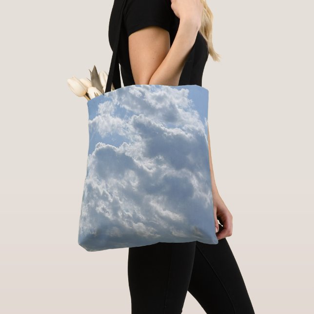sac fourre-tout "Nuages" (De près)
