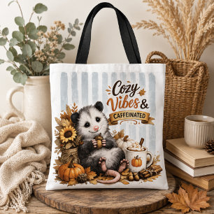 Sac fourre-tout Opossum & Vibes Cosy et Caféiné