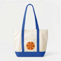 Sac fourre-tout orange illusion optique
