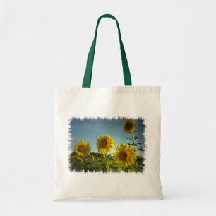 Sac fourre-tout organique à tournesol de jardin
