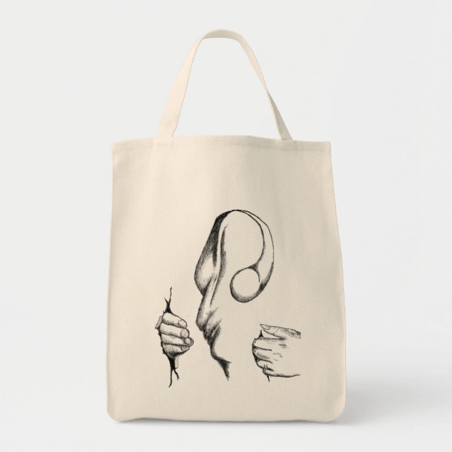 SAC FOURRE-TOUT ORGANIQUE FAIT SUR COMMANDE À (Devant)