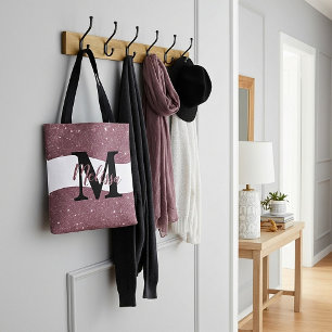 Sac fourre-tout pailleté personnalisé