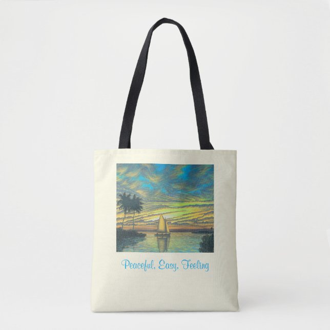 Sac fourre-tout, paisible, facile, se sentant (Devant)