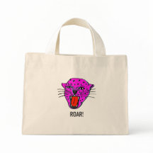 Sac fourre-tout Panthère Gravée - Style Art Pop Gr