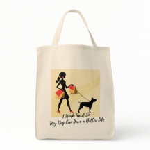 Sac fourre-tout papa/maman de chien - Humour écolo