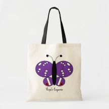 Sac fourre-tout papillon coloré mignon - Empereur 