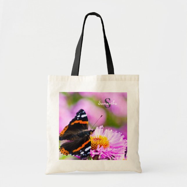 Sac fourre-tout papillon de l'amiral rouge (Devant)