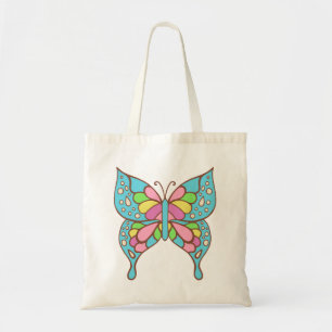 Sac fourre-tout papillon rétro