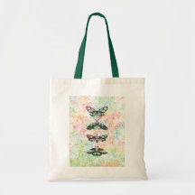 Sac fourre-tout papillon rétro - Fourre-tout esthé