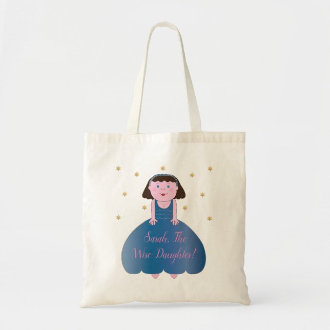 Sac fourre-tout Pâque "La Sage Fille" (Devant)