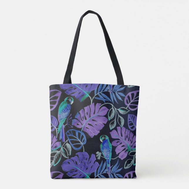 Sac fourre-tout paradisiaque de perroquets tropica (Dos)