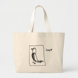 sac fourre-tout parakeet d'amour