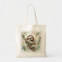 Sac fourre-tout Paresseux rêvant dans la canopée d