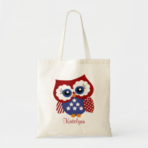 Sac fourre-tout patriotique personnalisé à coutu