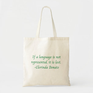 sac fourre-tout perdu de la langue