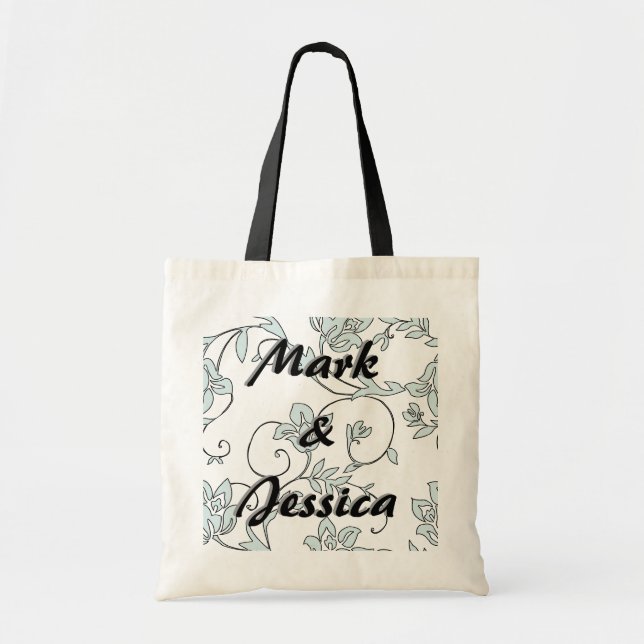 Sac fourre-tout personnalisé à accueil de mariage (Devant)