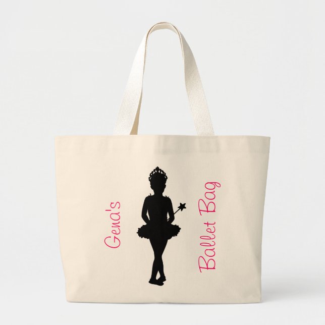 Sac fourre-tout personnalisé à ballet (Devant)