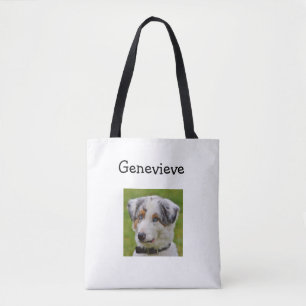 Sac fourre-tout personnalisé à empreinte de patte