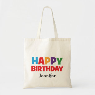 Sac fourre-tout personnalisé à joyeux anniversai