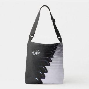 Sac fourre-tout personnalisé à musique de piano