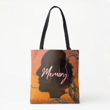 Sac fourre-tout personnalisé à silhouette artistiq