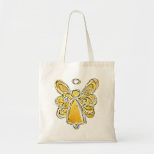Sac fourre-tout personnalisé Ange Gardien Jaune Ar