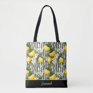 Sac fourre-tout personnalisé au citron