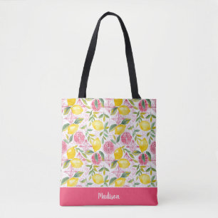 Sac fourre-tout personnalisé au citron