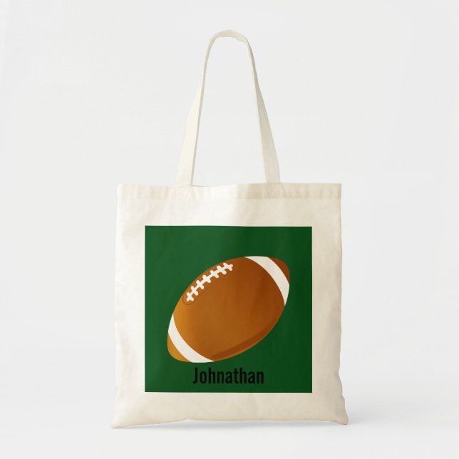 Sac fourre-tout personnalisé au football (Devant)