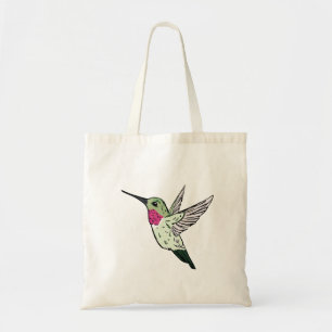 Sac fourre-tout personnalisé avec colibri à gorge