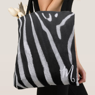 Sac fourre-tout personnalisé avec monogramme et im